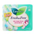 Lauríer Fresh & Free Sanitary Pads Ultra Thin Wingless 8 Piece x 60 Packs
