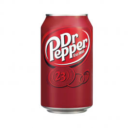 1977年16週製造物　Dr Pepper 250mlディスプレイ缶 未開封 Wholesale Dr Pepper 12oz x 24 cans
