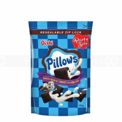Oishi Pillows Cookie Vanilla Flavor 18g x 100 Bags