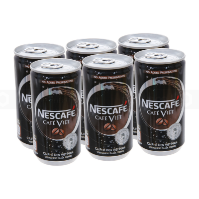 Wholesale Nescafe Cafe Viet Black Drink Coffee 170ml x 24 Cans