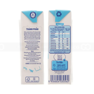 Wholesale Nestle Nutristrong Fresh Milk 180ml x 4 x 12 Blocks
