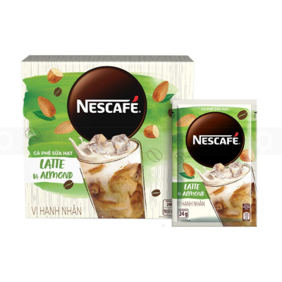 Wholesale Nescafe Latte Almond 240g (24g x 10 Sachets) x 28 Boxes