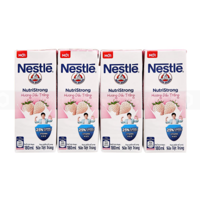 Wholesale Nestle Nutristrong Strawberry Flavour 180ml x 4 x 12 Blocks