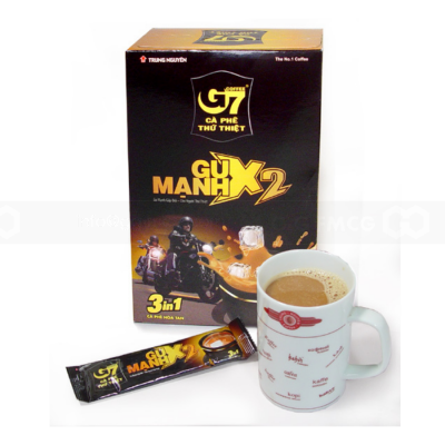 Wholesale G7 Instant Coffee Strong X2 3in1 25g x 12 Stick x 24 Boxes