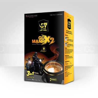 Wholesale G7 Instant Coffee Strong X2 3in1 25g x 12 Stick x 24 Boxes