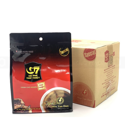 Wholesale G7 Pure Black Instant Coffee 2g x 100 Sachets x 6 Bags