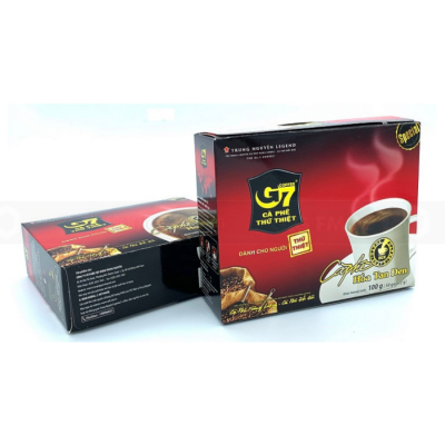 Wholesale G7 Pure Black Instant Coffee 2g x 50 Sachet x 10 Boxes