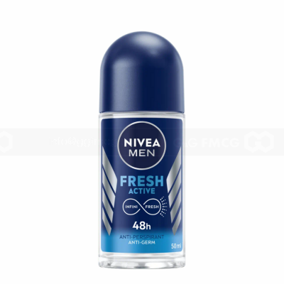 Nivea Deodorant Roll On Men Fresh Active 50 ml x 24 pcs