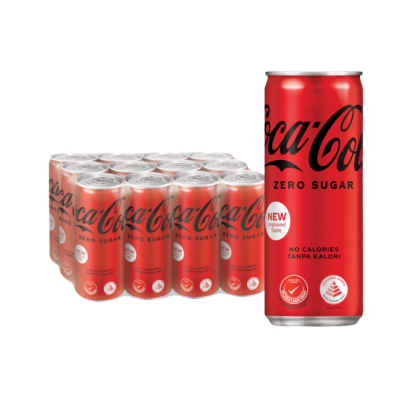 Coca Cola Zero Can 320ml x 24 Cans
