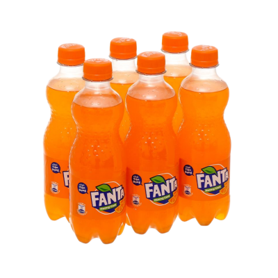 Fanta Orange Soft Drink 390ml x 24 Bottles