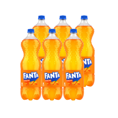 Fanta Orange Soft Drink 1.5l x 6 Bottles