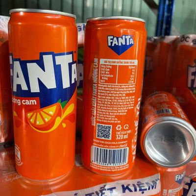 Wholesale Fanta Orange Soft Drink 320ml x 24 Cans