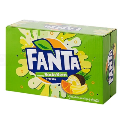 Wholesale Fanta Cream Soda Fruity Soft Drink 320ml x 24 Cans