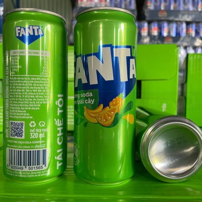 Wholesale Fanta Cream Soda Fruity Soft Drink 320ml x 24 Cans