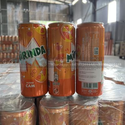 Wholesale Mirinda Orange Can 320ml x 24 Cans 