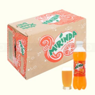 Wholesale Mirinda Orange Bottle 390ml x 24 Bottles
