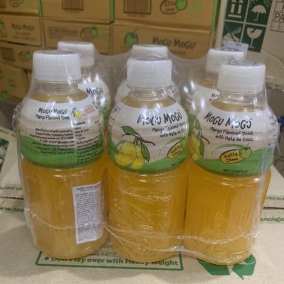Wholesale Mogu Mogu Mango Flavored Drink With Natade Coconut 320ml x 24 Bottles