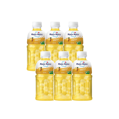 Mogu Mogu Pineapple Flavored Drink With Natade Coconut 320ml x 24 bottles