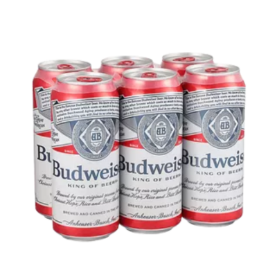 Budweiser Beer Can 500ml x 12  Sleek cans