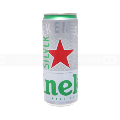 Wholesale Heineken Alcohol 4% Beer 330ml x 24 Silver Cans