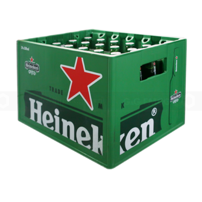 Wholesale Heineken Alcohol 4% Beer 330ml x 24 Silver Glass Bottles