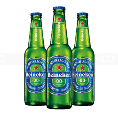 Wholesale Heineken Alcohol Free Beer 330ml x 24 Glass Bottles