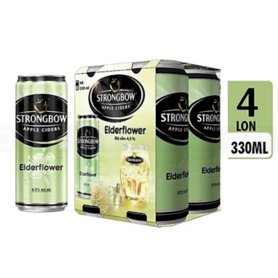 Wholesale Strongbow Apple Ciders Elderflower 330ml x 24 Cans