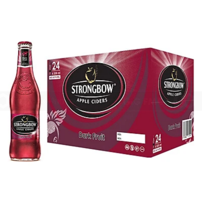 Wholesale Strongbow Apple Ciders Dark Fruit 330ml x 24 Bottles