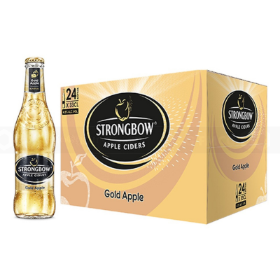 Wholesale Strongbow Apple Ciders Gold 330ml x 24 Bottles