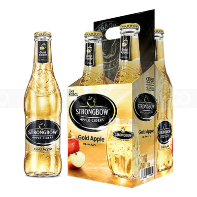 Wholesale Strongbow Apple Ciders Gold 330ml x 24 Bottles