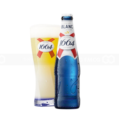 1664 Blanc Beer 5% ABV 330ml x 24 Glass Bottles 