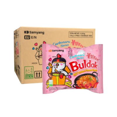 Samyang Spicy Chicken Flavor Carborana Sauce 130g x 40 Bags