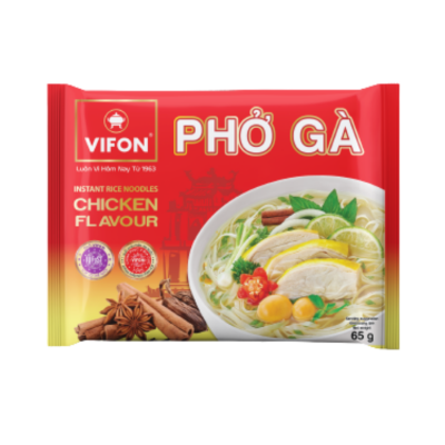 Vifon PHO Instant Rice Noodle With chicken 120g (Halal)