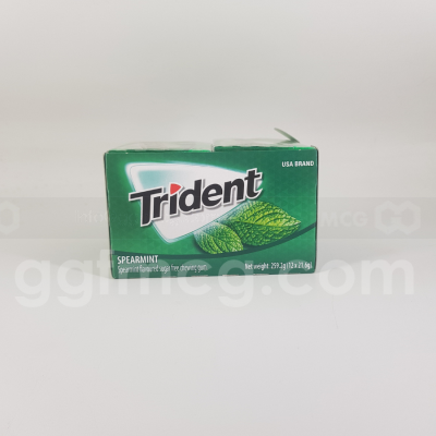 Trident Sugar Free Mint 21.6g x 12 Boxes x 6 Blocks
