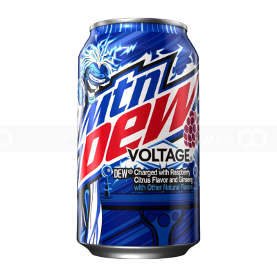 Mountain Dew Can Voltage 12oz x 24 cans