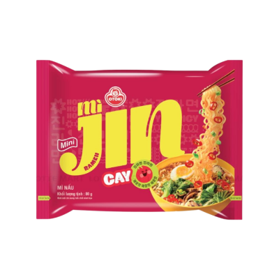 Otoki Mini Jin Ramen Spicy  80g x  30 Bags
