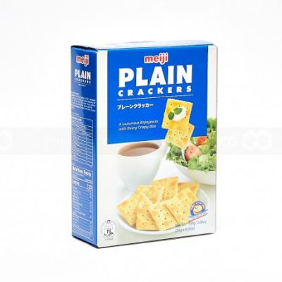 Meiji Plain Cracker 10g x 5 Box x 8 Blocks
