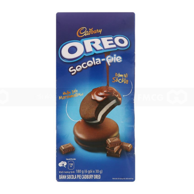 Wholesale Cadbury Oreo Chocolate Pie 180gr, 30g x 6 Pack x 12 Boxes