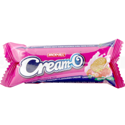 Wholesale Cream-O Sandwich Cookies Strawberry Cream 54g x 48 Bags