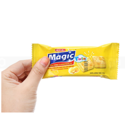 Wholesale Magic Twin Cracker Sandwich Butter Cream 15g x 20 Pack x 16 Boxs