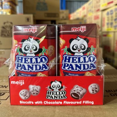 Meiji Hello Panda Chocolate Biscuits 50g x 80 Boxes
