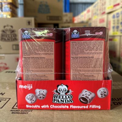 Meiji Hello Panda Chocolate Biscuits 50g x 80 Boxes
