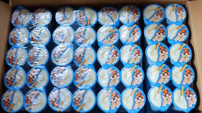 Meiji Yan Yan Vanilla Biscuits Snack 50g x 80 Cups
