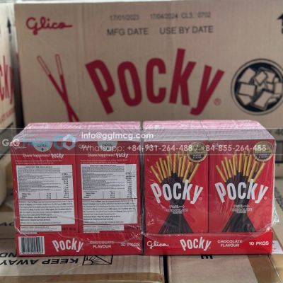 Wholesale Pocky Chocolate Biscuit Stick 40g x 10 Boxes x 12 Blocks