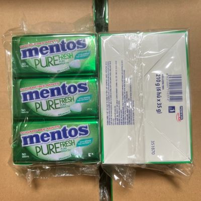 Wholesale Mentos Pure Fresh Spearmint 35g x 6 x 12 Boxes