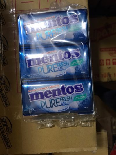 Wholesale Mentos Pure Fresh Peppermint 35g x 6 x 12 Boxes