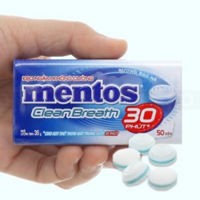 Wholesale Mentos CleanBreath 30' Peppermint 35g x 12 x 6 Boxes