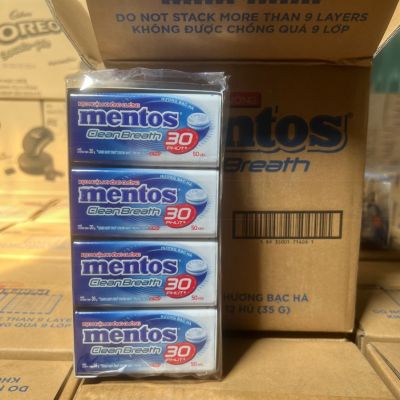 Wholesale Mentos CleanBreath 30' Peppermint 35g x 12 x 6 Boxes