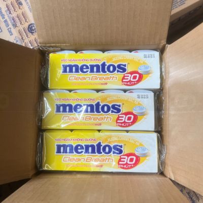 Wholesale Mentos CleanBreath 30' Lemon Mint 35g x 12 x 6 Boxes