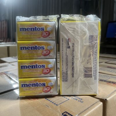 Wholesale Mentos CleanBreath 30' Lemon Mint 35g x 12 x 6 Boxes